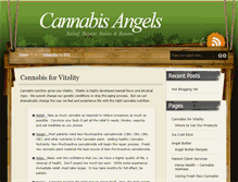 Tablet Screenshot of cannabisangels.com